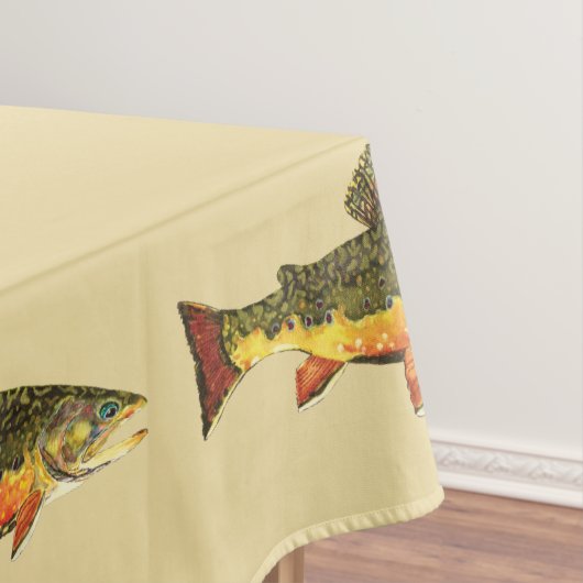 Geviste forel tafelkleed (Voorbeeld)