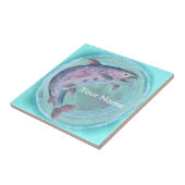 Geviste forel tegeltje (Zijkant)