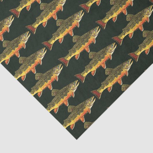 Geviste forel tissuepapier (Detail)