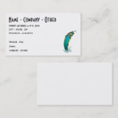 Geviste forel visitekaartje (Voorkant / Achterkant)