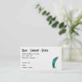 Geviste forel visitekaartje (Staand voorkant)