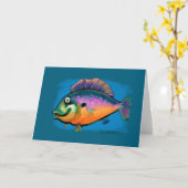 Geviste Fun Art Kaart (Gele Bloem)