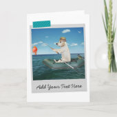 Geviste gele labrador Retriever Dog Kaart (Voorkant)