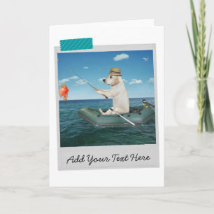 Geviste gele labrador Retriever Dog Kaart