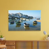 Geviste gemeente Ferragudo, Algarve, Portugal Canvas Afdruk (Insitu (Woonkamer))