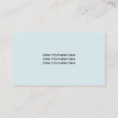 Geviste gids professionele Vist charters eenvoudig Visitekaartje (Achterkant)