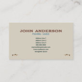 Geviste gids visitekaartje (Achterkant)