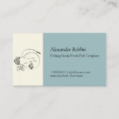 Geviste gids/visser/Geviste charters Visitekaartje (Voorkant)