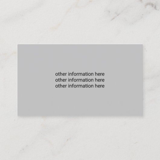 Geviste gids Vist chartervissers Visitekaartje (Achterkant)