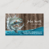 Geviste gids Vist handvesten professional Visitekaartje (Voorkant)