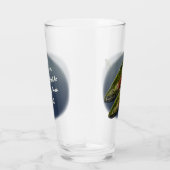 Geviste glazen gepersonaliseerde wilde zalmbril (Rechts)