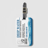 Geviste Guide-service Bagagelabel (Voorkant (verticaal))