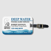 Geviste Guide-service Bagagelabel (Voorkant (horizontaal))