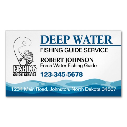 Geviste Guide-service Magnetisch Visitekaartje (Voorkant)