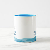 Geviste Guide-service Tweekleurige Koffiemok (Center)