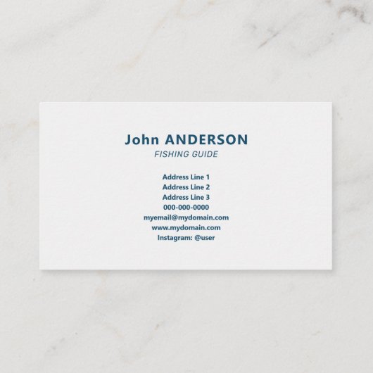 Geviste Guide-service Visitekaartje (Achterkant)