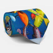 Geviste halsband voor het ontwerp stropdas (Opgerold)