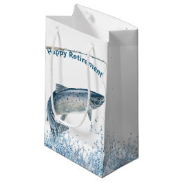 Geviste hengel en vis klein cadeauzakje