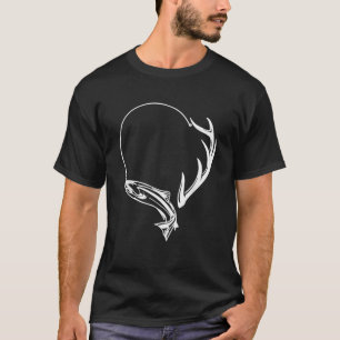 Geviste jacht op Shed Hunter Antler Elk Deer T-shirt