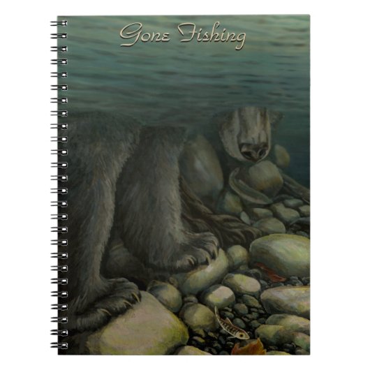 Geviste Journal Custom Beer Wildlife Art Notitiebo Notitieboek (Voorkant)