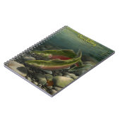 Geviste Journal Custom Coho Salmon Art Notitieboek (Linkerzijde)