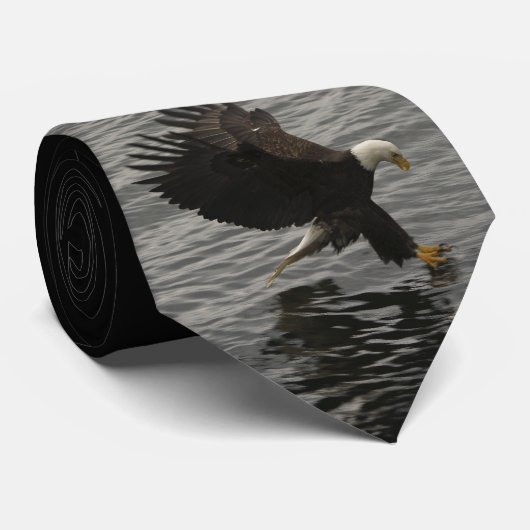 Geviste kale adelaar geschenkset stropdas (Opgerold)