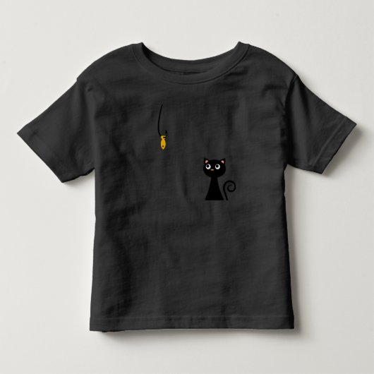 Geviste kat kinder shirts (Voorkant)