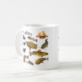 Geviste katvis koffiemok (Voorkant links)