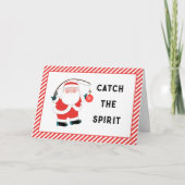 Geviste kerst feestdagen kaart (Voorkant)