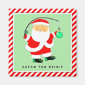 Geviste kerst kous Stuffers Magneet (Voorkant)