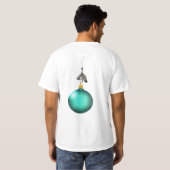 Geviste kerst t-shirt (Achterkant volledig)