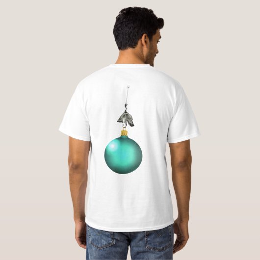 Geviste kerst t-shirt (Achterkant volledig)