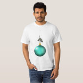 Geviste kerst t-shirt (Voorkant volledig)