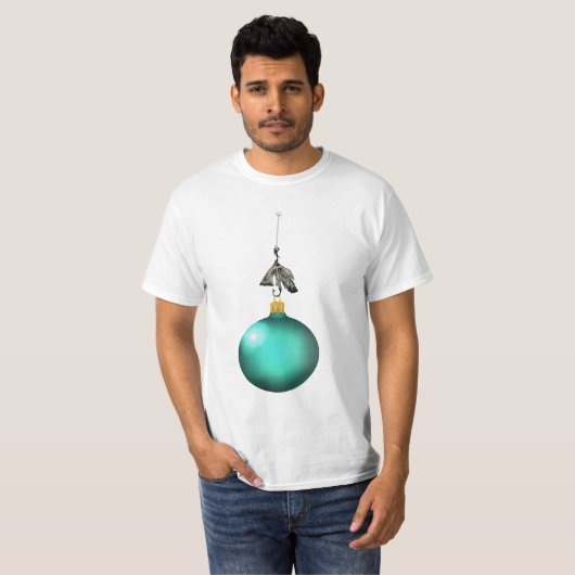 Geviste kerst t-shirt (Voorkant volledig)