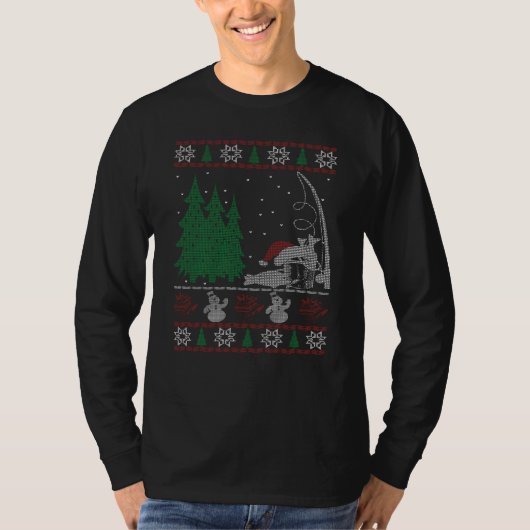 Geviste kerst t-shirt (Voorkant)