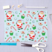 Geviste kerstfeestcadeautjes voor vissers tissuepapier (Craft)