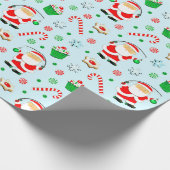 Geviste kerstfeestdag cadeaupapier (Hoek)