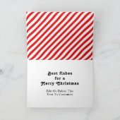 Geviste kerstfeestkaarten feestdagen kaart (Binnen)