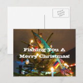 Geviste kerstkaart feestdagenkaart (Voorkant / Achterkant)