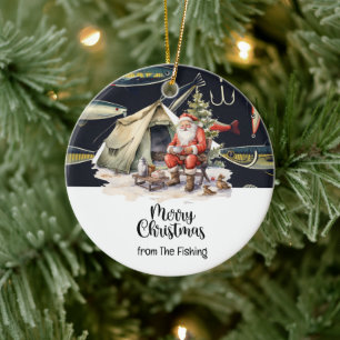 Geviste Kerstman Kerstman Keramisch Ornament