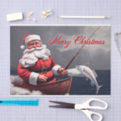 Geviste kerstontkoppeling voor kerstkerstmis met k tissuepapier (Craft)