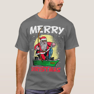 Geviste kerstwintersneeuw Santa Claus ang T-shirt