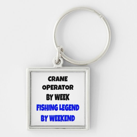 Geviste Legend kraanmachinist Sleutelhanger (Voorkant)