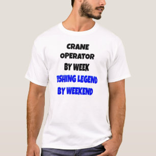 Geviste Legend kraanmachinist T-shirt