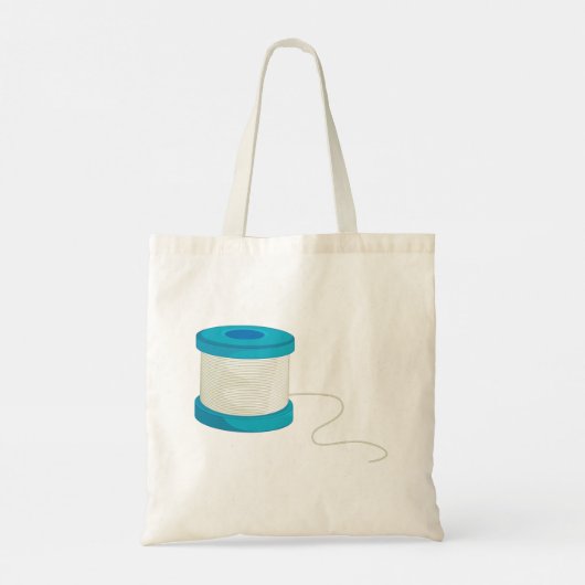 Geviste lijn tote bag (Achterkant)