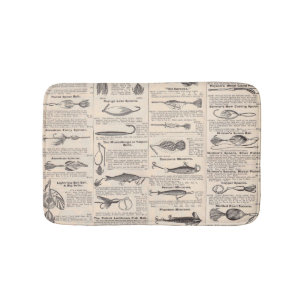 Geviste Lures Adverteren de visserij Badmat