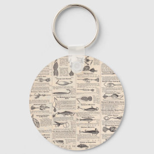 Geviste Lures Adverteren de visserij Sleutelhanger