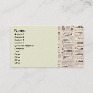 Geviste Lures Adverteren de visserij Visitekaartje