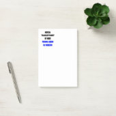 Geviste medische transcriptionist post-it® notes (Kantoor)