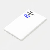 Geviste medische transcriptionist post-it® notes (Schuin)